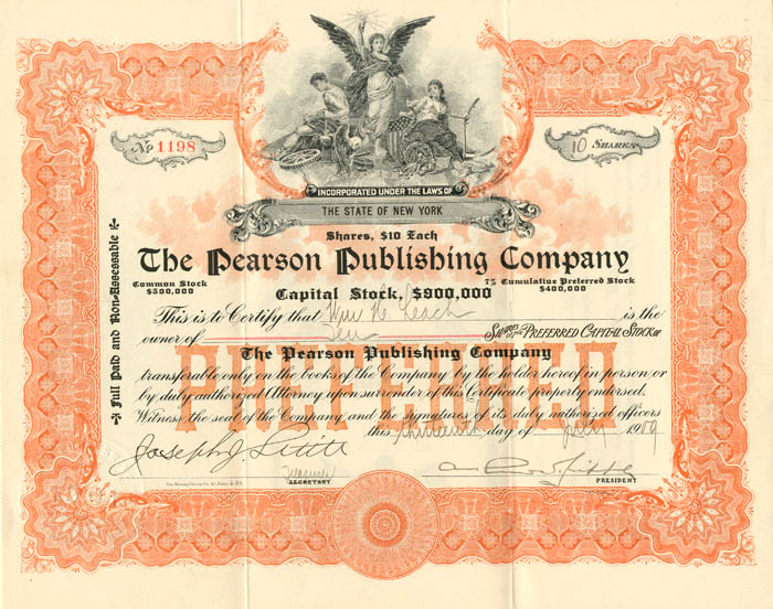 Pearson Publishing Co. (Uncanceled)